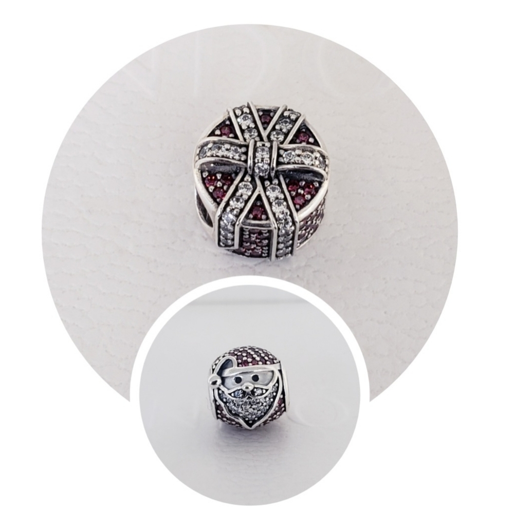 🎅 2pc Authentic Pandora XMAS CHARMS - Picture 3 of 16